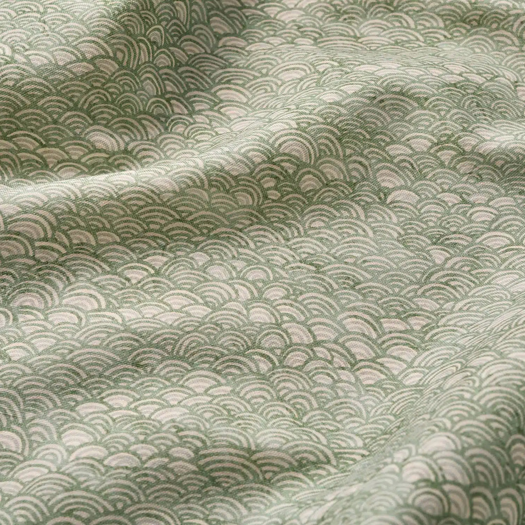 KATE-TAYLOR-COLLECTIVE-JENNIFER-SHORTO-KOI-SAGE-FABRIC-LOOSE-SAMPLE