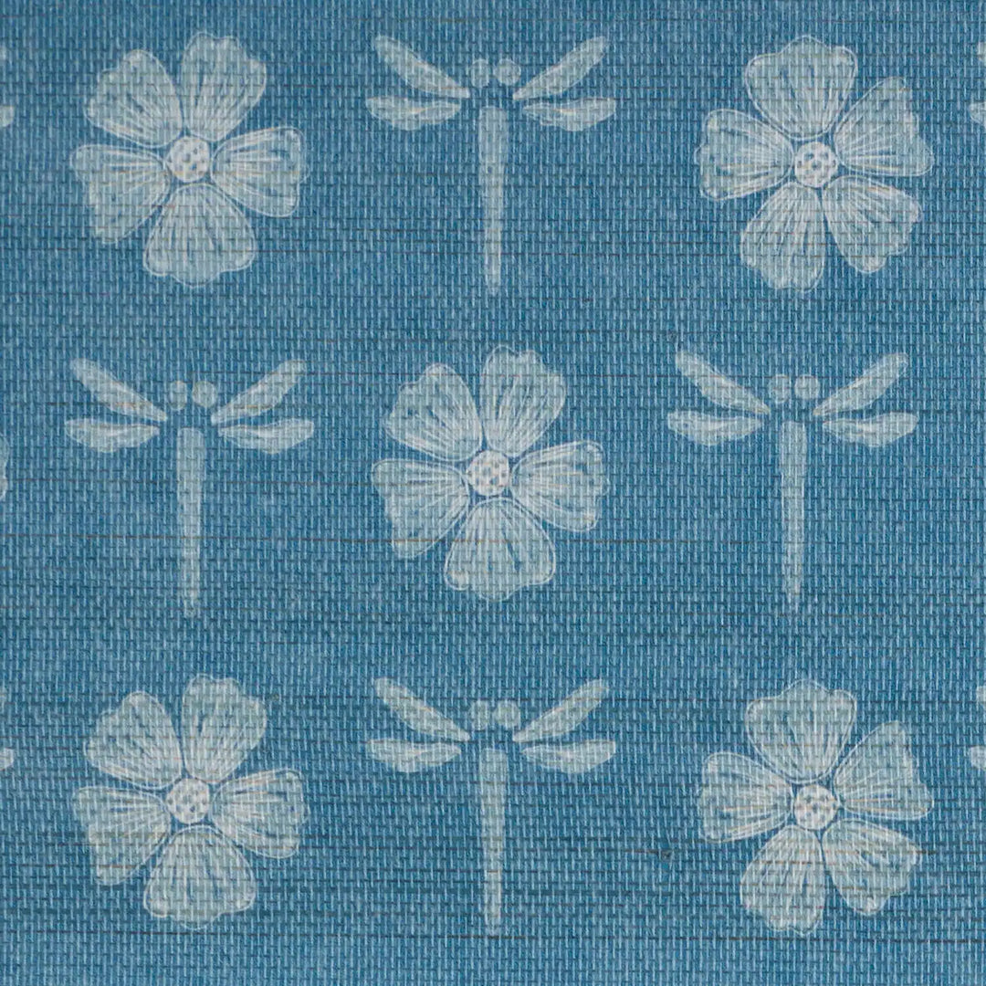 Kate-Taylor-Collective-Jennifer-Shorto-Dragonfly-Swedish-Blue-Wallpaper